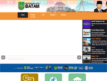 Tablet Screenshot of batam.go.id